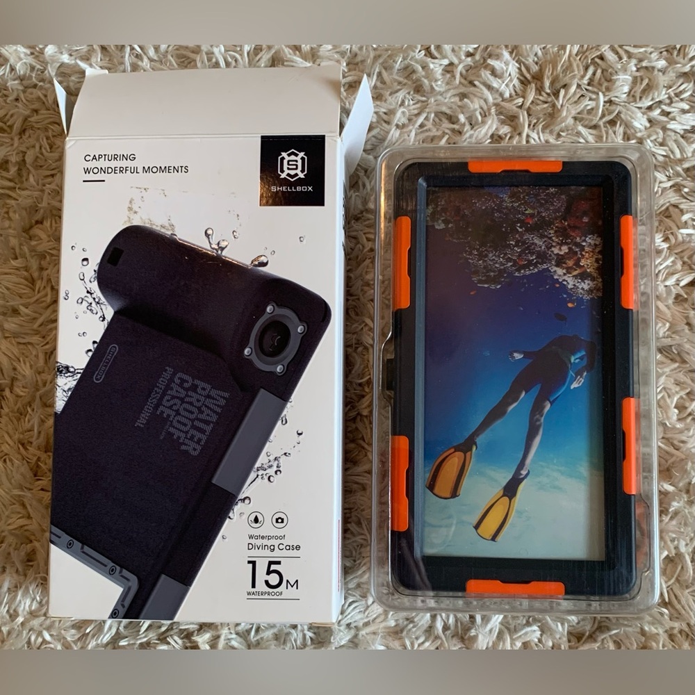 New Shell Box Waterproof Diving Case 15M